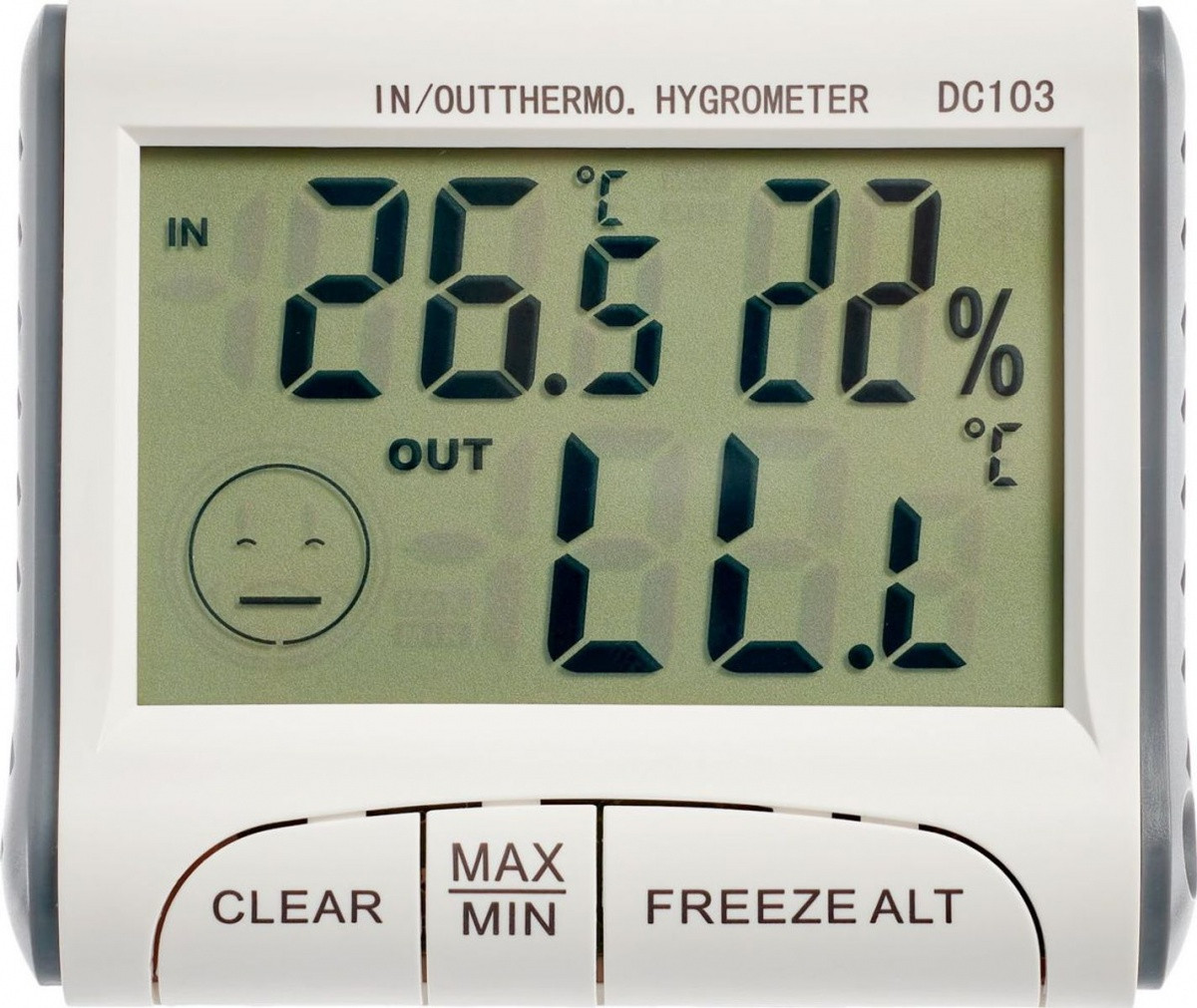 Термометр -метеостанция "PLAZA" для определения температуры и влажности воздуха в доме и за окном. - фото 2 - id-p173692821