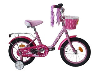 Велосипед для детей с корзиной Favorit Lady 14" - фото 1 - id-p98136993