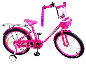 Велосипед для детей с корзиной Favorit Lady 16" - фото 1 - id-p98137125