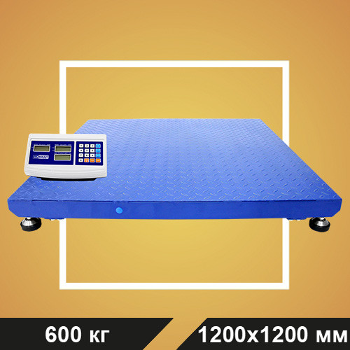 Весы МП 600 МЕЖА Ф-1 (100/200; 1200х1200) платформенные "Циклоп 04"
