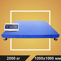 Весы МП 2000 МЕЖА Ф-1 (500/1000; 1000х1000) платформенные "Циклоп 04"
