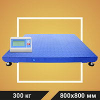 Весы МП 300 ВЕЖА Ф-1 (50/100; 800х800) платформенные "Циклоп 07"