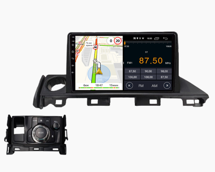 Штатная магнитола Parafar для Mazda 6 (2015-2018) на Android 13 (PF014UHD) 6/128gb
