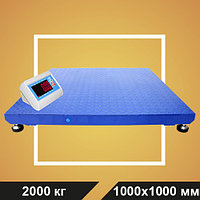 Весы МП 2000 ВЕДА Ф-1 (500/1000; 1000х1000) платформенные "Циклоп 07"