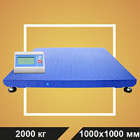 Весы МП 2000 ВЕЖА Ф-1 (500/1000; 1000х1000) платформенные "Циклоп 07"