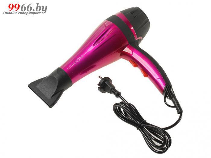 Профессиональный фен Luazon LGE-003 3141620 розовый для укладки сушки волос