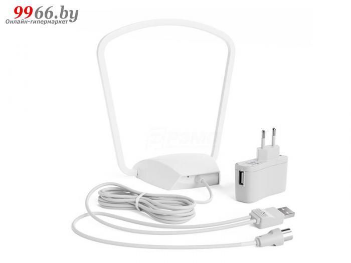 Комнатная тв-антенна РЭМО BAS-5107-DX Mini-Digital активная 408006 для цифрового телевидения DVB-T2