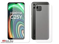 Гидрогелевая пленка LuxCase для Realme C25y 0.14mm Transparent Front and Back 89777