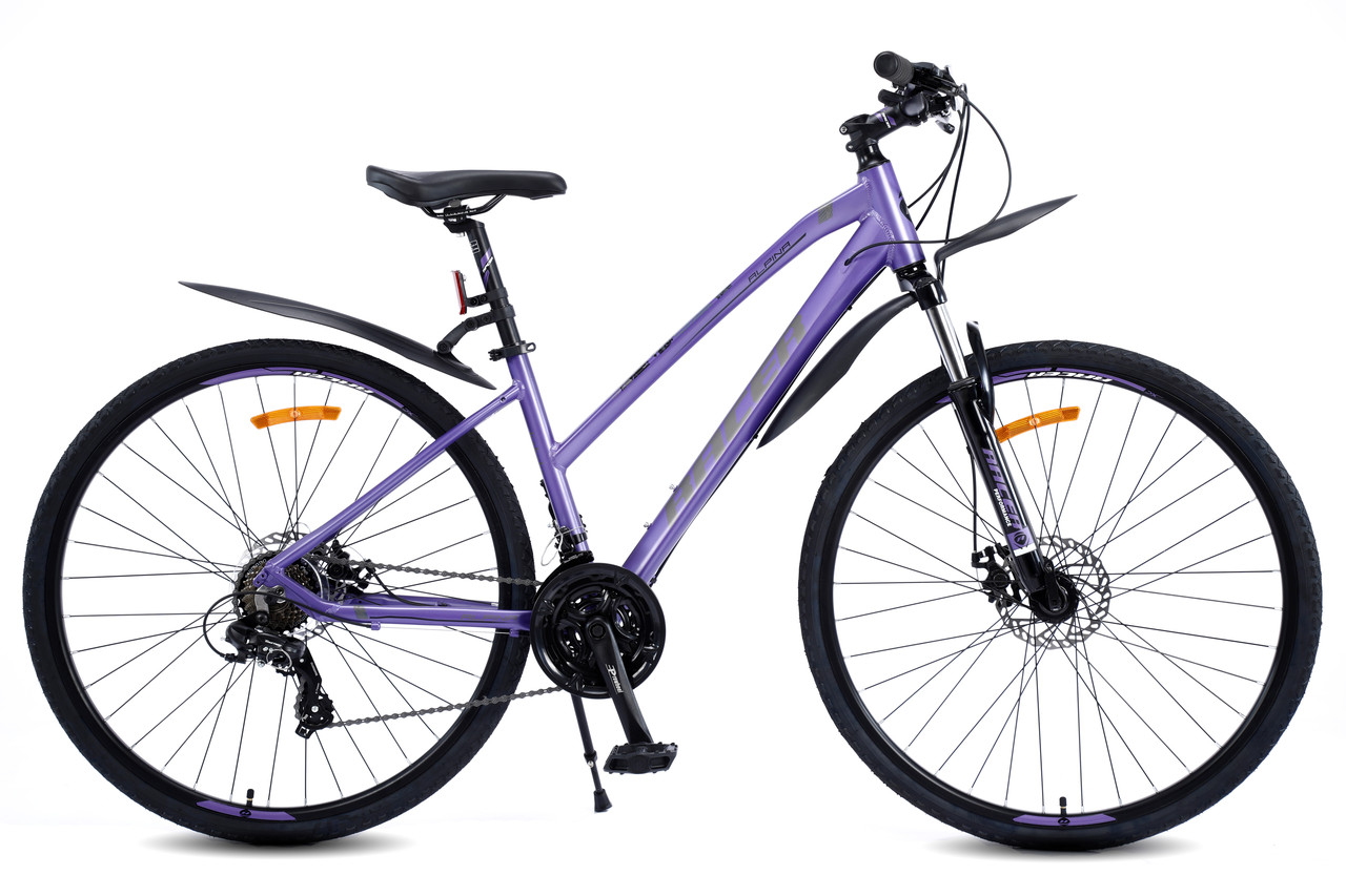 Racer Alpina Lady 700C фиолетовый-матовый