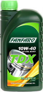 Моторное масло Fanfaro TDX 10W-40 1л - фото 1 - id-p163309713