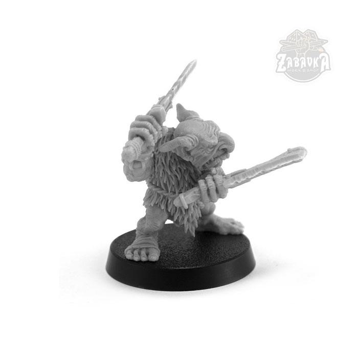 Гоблин-воин / Goblin Warrior - 2 (25 мм) Коллекционная миниатюра Zabavka - фото 6 - id-p173814320