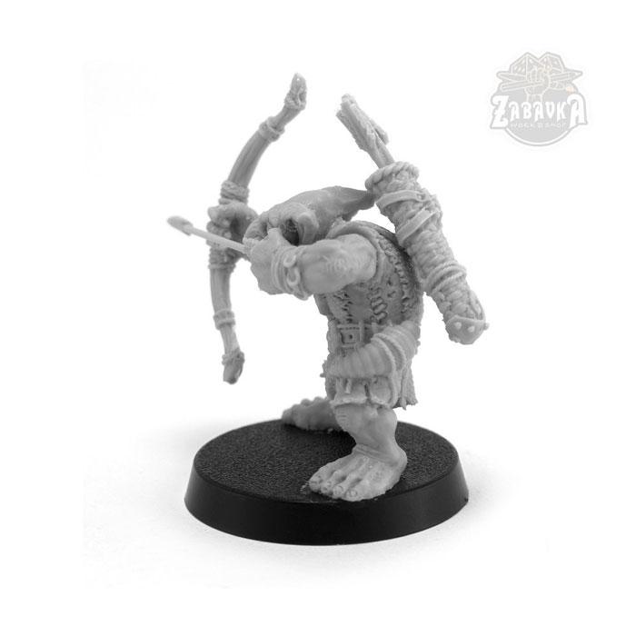 Гоблин-лучник / Goblin Archer (25 мм) Коллекционная миниатюра Zabavka - фото 3 - id-p173814323