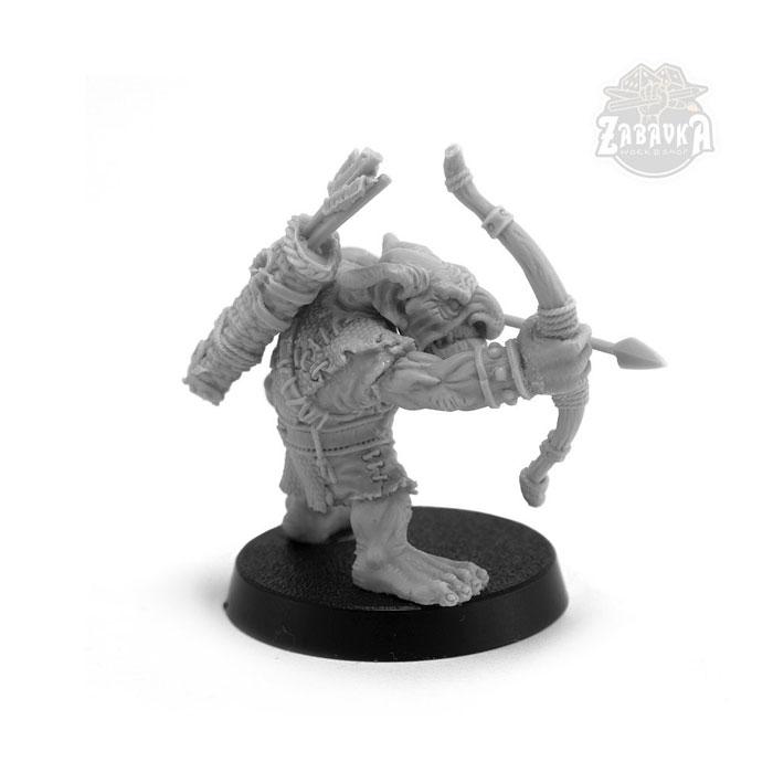 Гоблин-лучник / Goblin Archer (25 мм) Коллекционная миниатюра Zabavka - фото 6 - id-p173814323
