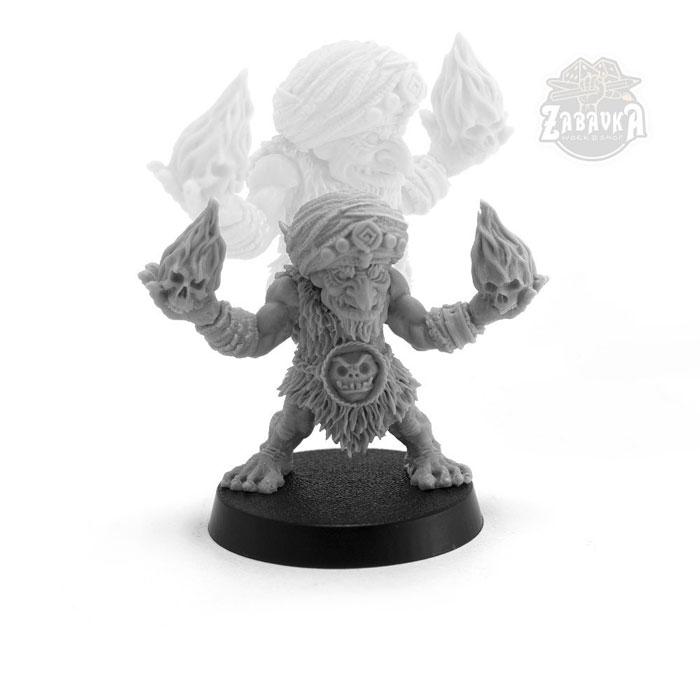 Гоблин волшебник / Goblin Wizard - 1 (25 мм) Коллекционная миниатюра Zabavka - фото 1 - id-p173814325