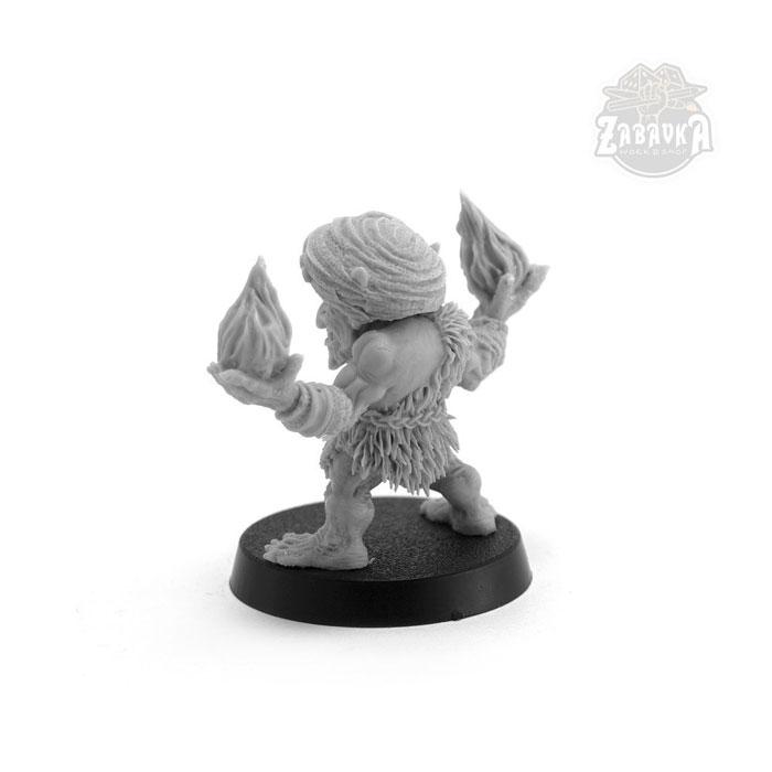 Гоблин волшебник / Goblin Wizard - 1 (25 мм) Коллекционная миниатюра Zabavka - фото 3 - id-p173814325