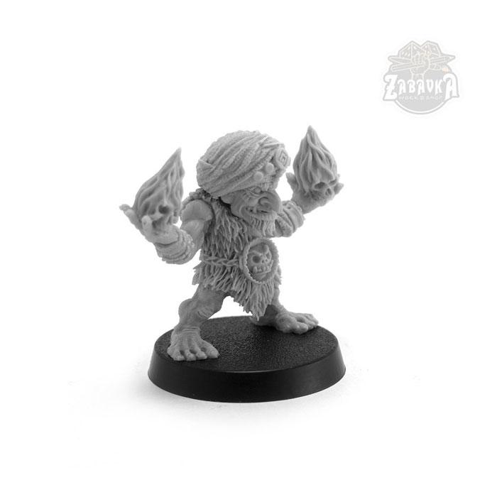 Гоблин волшебник / Goblin Wizard - 1 (25 мм) Коллекционная миниатюра Zabavka - фото 6 - id-p173814325