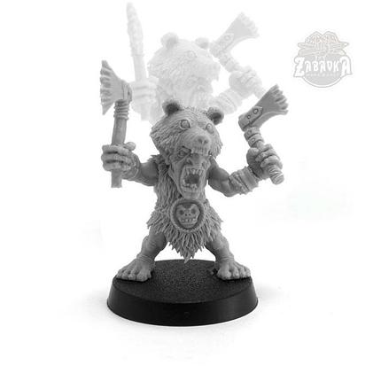 Гоблин берсерк / Goblin Berserker (25 мм) Коллекционная миниатюра Zabavka, фото 2