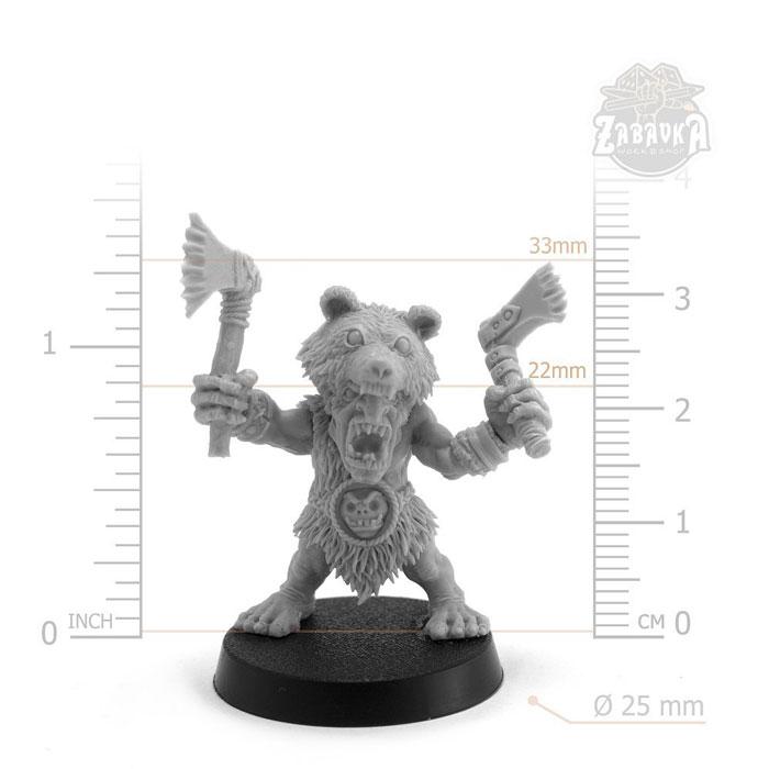 Гоблин берсерк / Goblin Berserker (25 мм) Коллекционная миниатюра Zabavka - фото 2 - id-p173814334