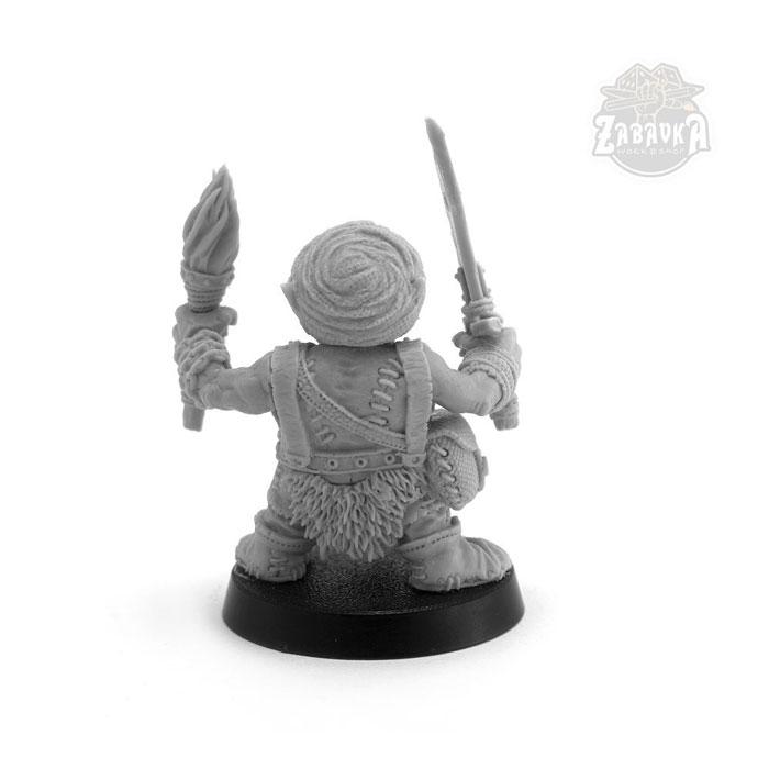 Гоблин странник / Goblin Wanderer (25 мм) Коллекционная миниатюра Zabavka - фото 4 - id-p173814335