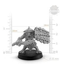 Гоблин страж / Goblin Guard (25 мм) Коллекционная миниатюра Zabavka, фото 2