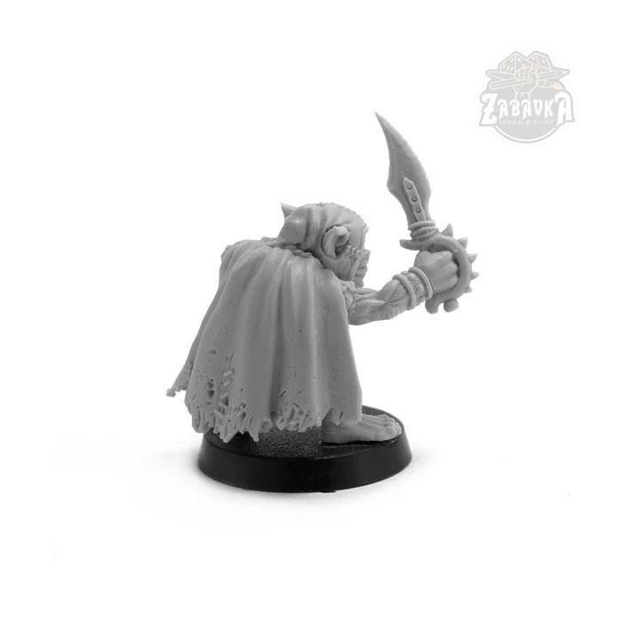 Гоблин убийца / Goblin Assasin-1 (25 мм) Коллекционная миниатюра Zabavka - фото 6 - id-p173814337