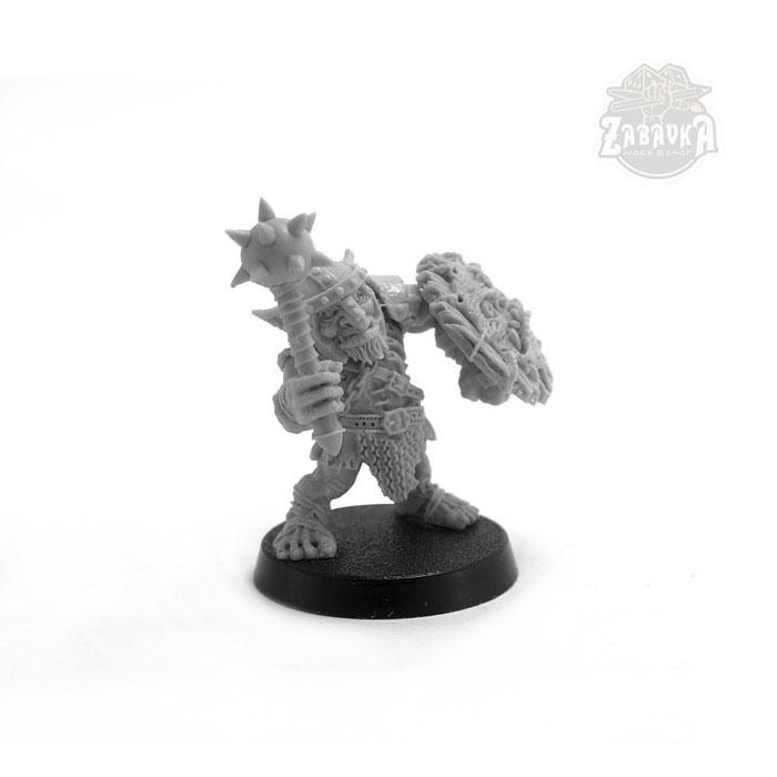Гоблин варвар / Goblin Barbarian - 2 (25 мм) Коллекционная миниатюра Zabavka - фото 6 - id-p173814340