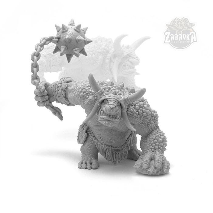 Гигантский тролль / Giant Troll (54 мм) Коллекционная миниатюра Zabavka - фото 1 - id-p173814344
