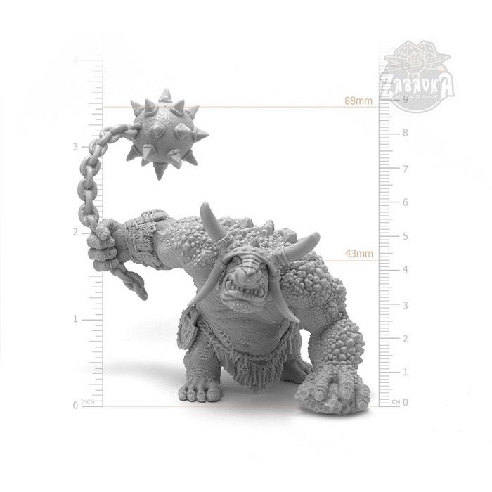 Гигантский тролль / Giant Troll (54 мм) Коллекционная миниатюра Zabavka - фото 3 - id-p173814344