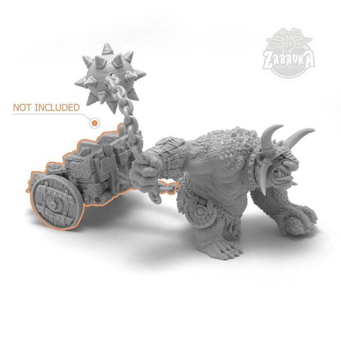 Гигантский тролль / Giant Troll (54 мм) Коллекционная миниатюра Zabavka - фото 8 - id-p173814344
