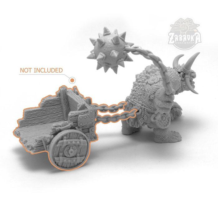 Гигантский тролль / Giant Troll (54 мм) Коллекционная миниатюра Zabavka - фото 9 - id-p173814344