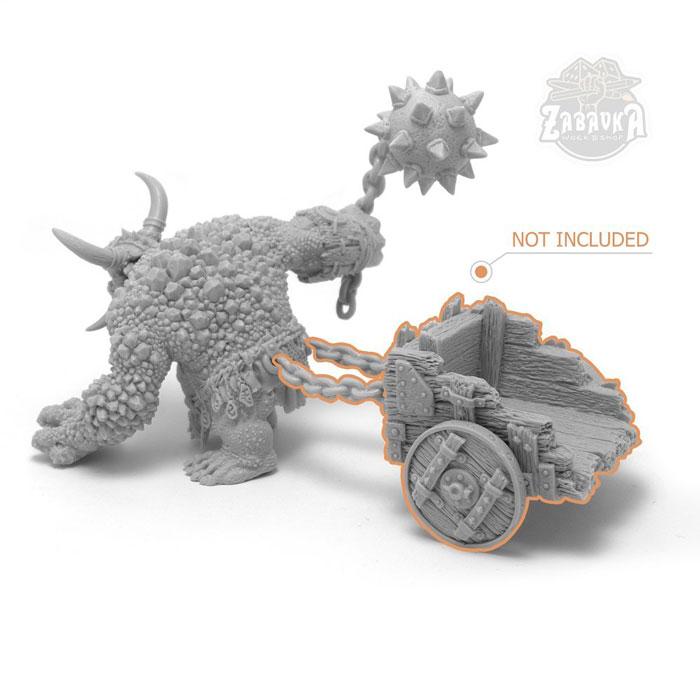 Гигантский тролль / Giant Troll (54 мм) Коллекционная миниатюра Zabavka - фото 10 - id-p173814344
