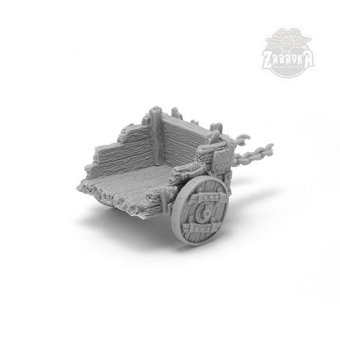 Гоблинская тележка / Goblin Cart (25 мм) Коллекционная миниатюра Zabavka - фото 6 - id-p173814345