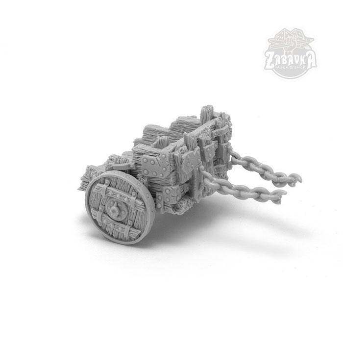 Гоблинская тележка / Goblin Cart (25 мм) Коллекционная миниатюра Zabavka - фото 7 - id-p173814345