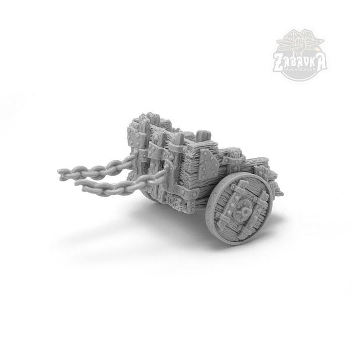 Гоблинская тележка / Goblin Cart (25 мм) Коллекционная миниатюра Zabavka - фото 8 - id-p173814345