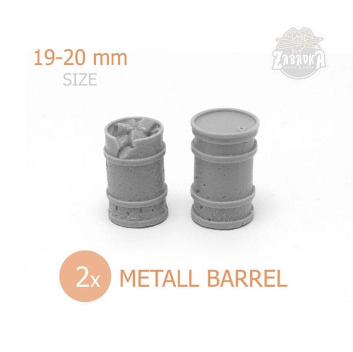 Городские руины: Металлическая бочка / Metall Barrel (19-20 мм) Zabavka - фото 1 - id-p173814366
