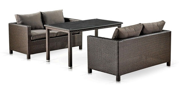 Комплект плетеной мебели T256A S59A-W53 Brown - фото 1 - id-p173816115
