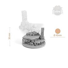 База Черепа / Skulls Resin Base (50 мм) Zabavka