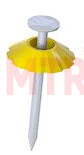 Гвозди декоративные Starfix желтые шляпки 1,8х32 мм, 100шт