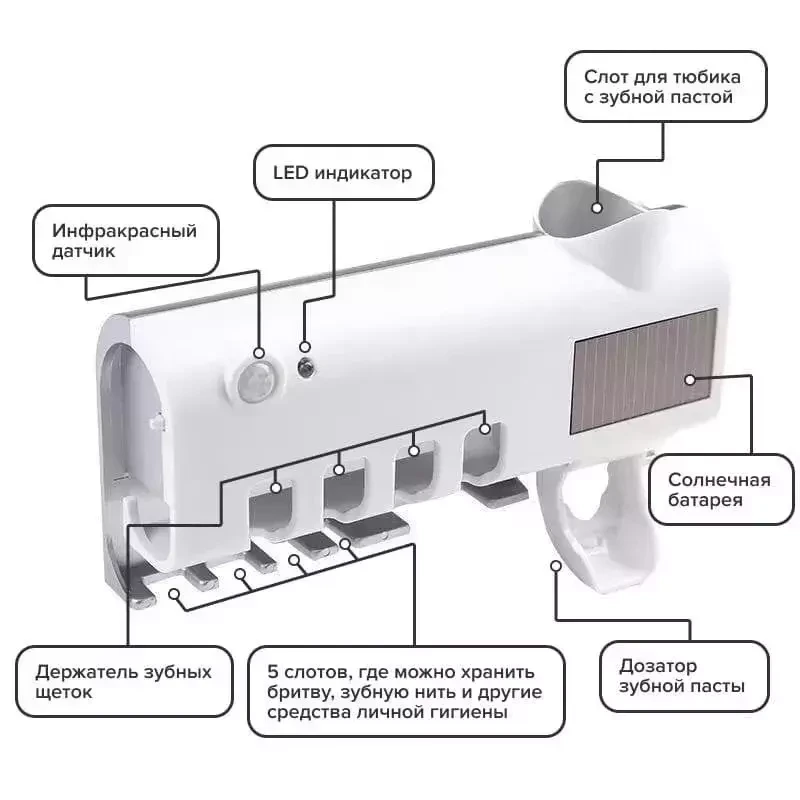 Держатель для зубных щеток Star Sterilizer - фото 2 - id-p173527750