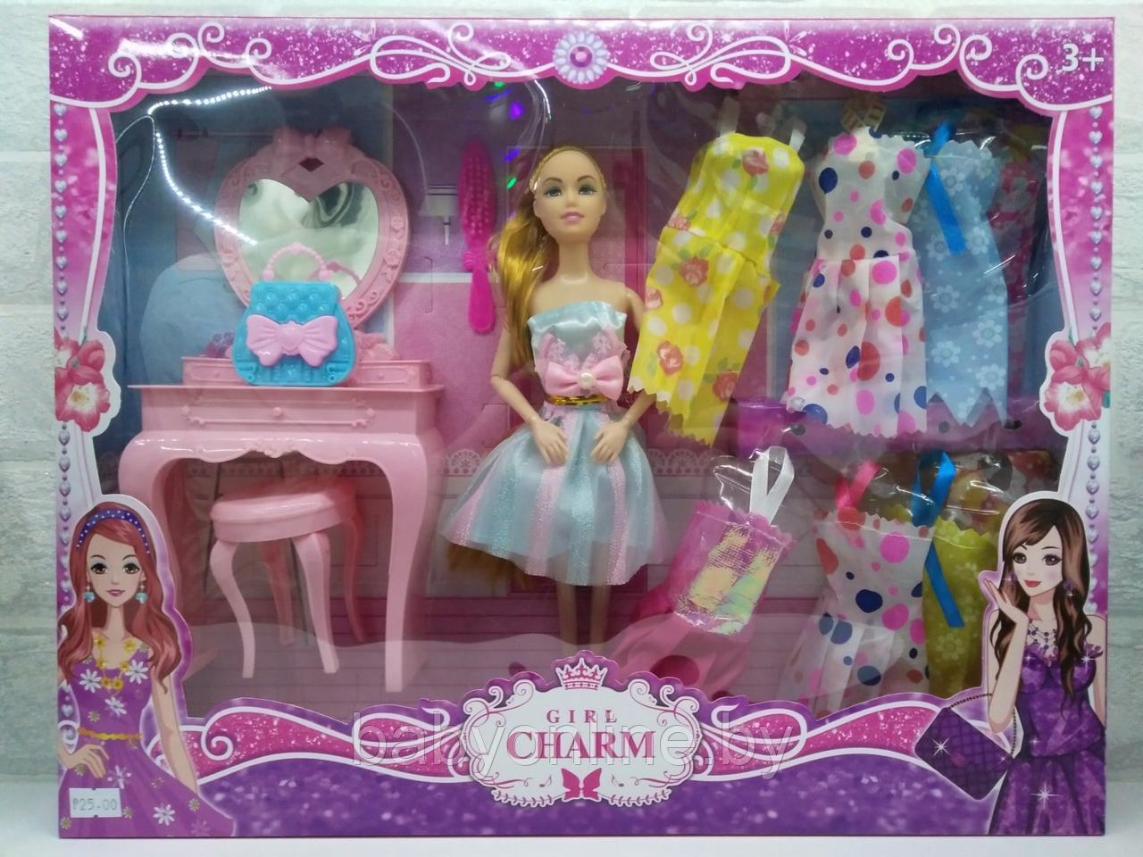 Набор кукла Барби с одеждой и мебелью арт PZ642A-13 - фото 2 - id-p173821757