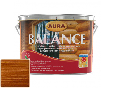 Пропитка декоративная Aura Wood Balance махагон 2,7 л