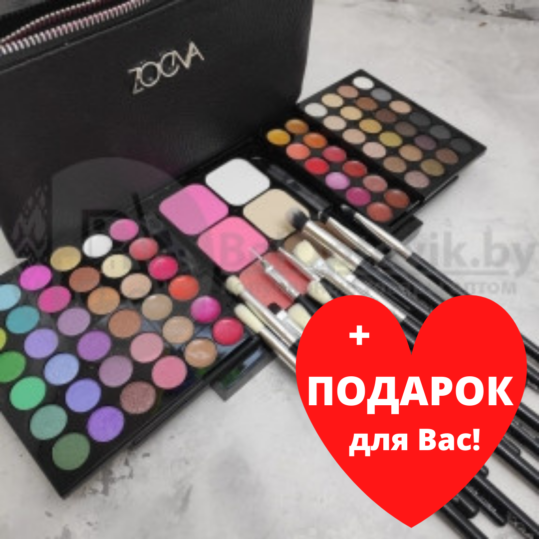 Профессиональный набор кистей ZOEVA Complete Set Vol.2 12 шт. Black