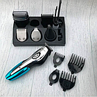 Триммер для стрижки и бритья USB 11 в 1 GEMEI GM-562 ноc, усы, борода, точечный стайлинг тела (10 насадок), фото 4