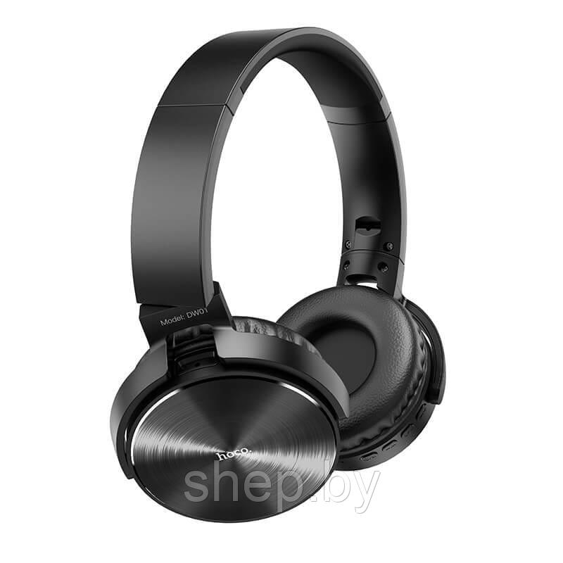 Беспроводные наушники Hoco DW01 Wirelese headset цвет : черный - фото 3 - id-p173840734