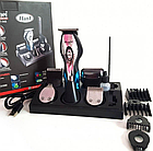 Триммер для стрижки и бритья USB 11 в 1 GEMEI GM-562 ноc, усы, борода, точечный стайлинг тела (10 насадок), фото 2