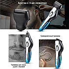 Триммер для стрижки и бритья USB 11 в 1 GEMEI GM-562 ноc, усы, борода, точечный стайлинг тела (10 насадок), фото 8