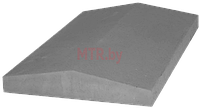 Крышка бетонная для пролета ПлиточкаБай двухскатная 390*350*65 мм