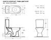 Унитаз-компакт напольный Керамин Рива МС Инкоэр салатовый с1 с мягким сиденьем (CDB00022941), Беларусь, фото 3