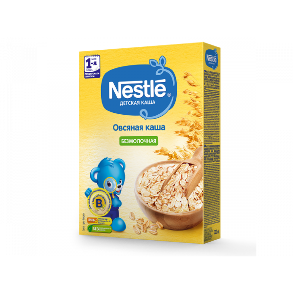 Каша Nestle овсяная безмолочная 200г - фото 1 - id-p119997748