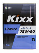 Масло Kixx 75W90 Geartec GL5 4л - фото 1 - id-p112578860